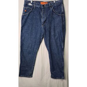 Wrangler‎ Jeans Mens 38X30 Blue Riggs Workwear FR Flame Resistant